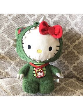 Hello Kitty x Kidrobot Dinosaur Cosplay Con Sanrio 17” Plush Toy